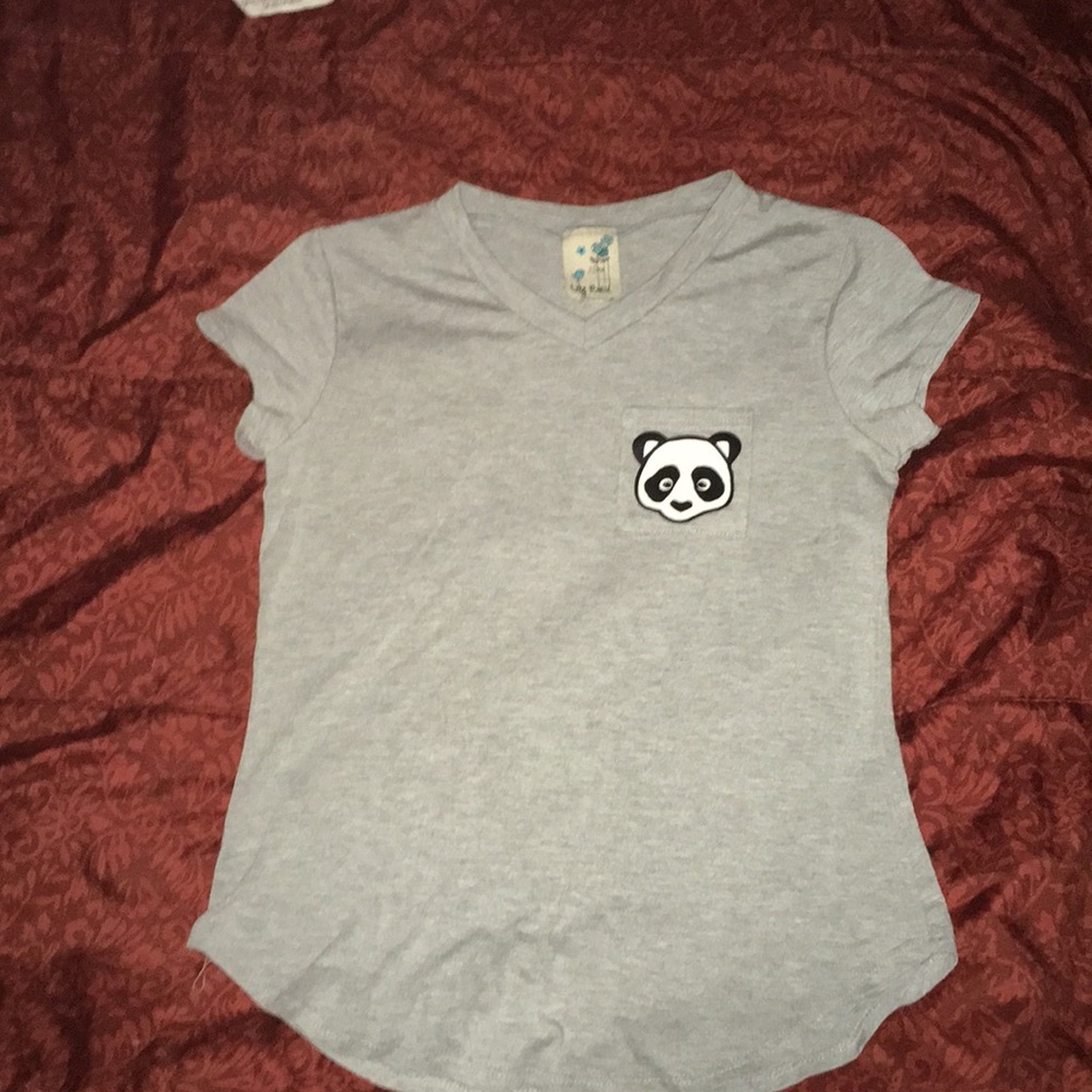Gray shirt